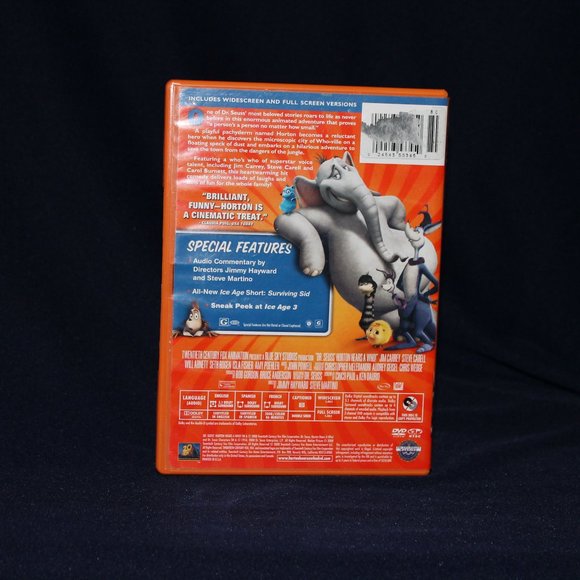Dr. Seeuss/ Horton Hears a Who! DVD - Picture 2 of 5